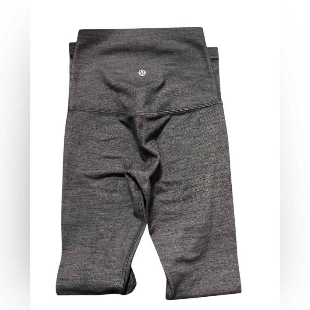 lululemon athletica Heather Gray High-Waist Leggings